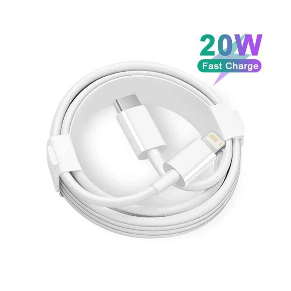 iPhone PD Cable 20W - High-Quality Lightning to USB-C Fast Charging Cable