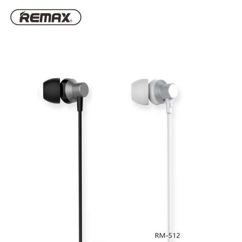 REMAX RM-512 Metal Stereo Music Headphones - High-Quality Earphones with Noise Isolation