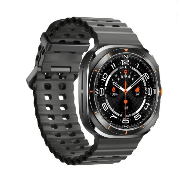 JS WATCH7 ULTRA 1.43" Waterproof AMOLED Smart Watch with FitCloudPro App - Black
